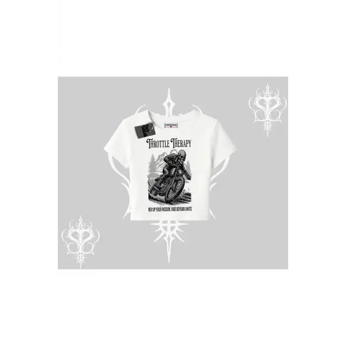 Babby Tee Tshirt Throttle Therapy No Brakes Just Freedom