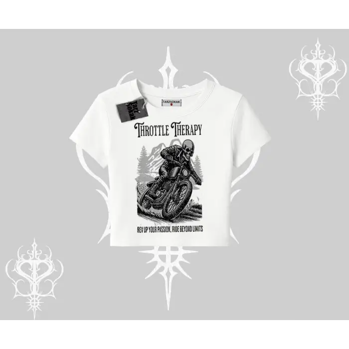 Babby Tee Tshirt Throttle Therapy No Brakes Just Freedom