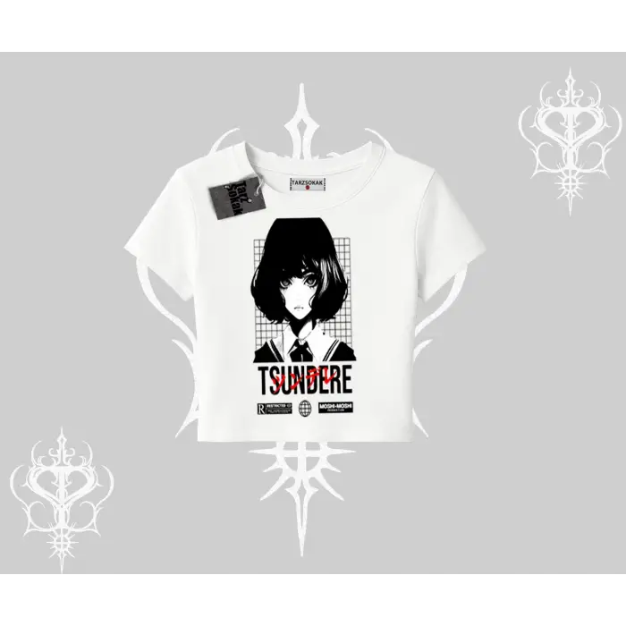 Babby Tee Tshirt Tsundere Anime Japanese Style Baskılı