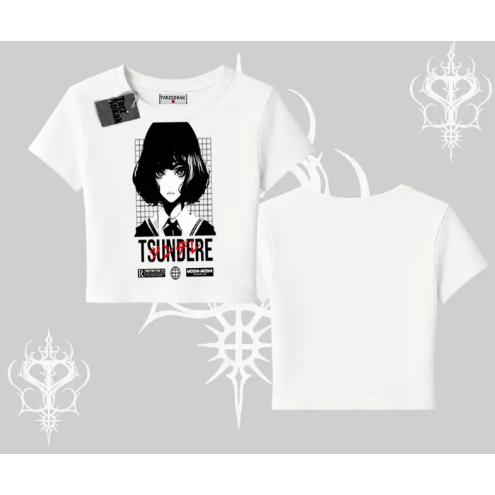 Babby Tee Tshirt Tsundere Anime Japanese Style Baskılı