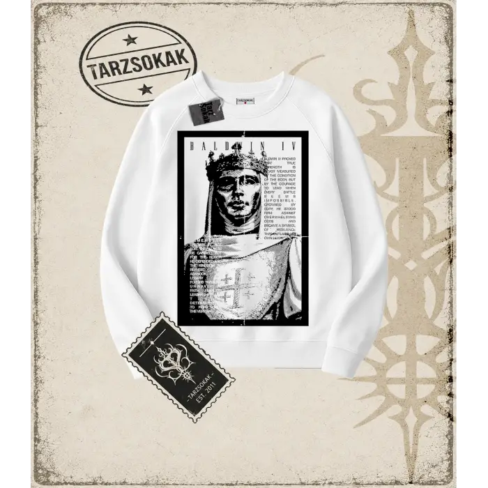 BALDWIN   Oversize Unisex Bisiklet Yaka Sweatshirt