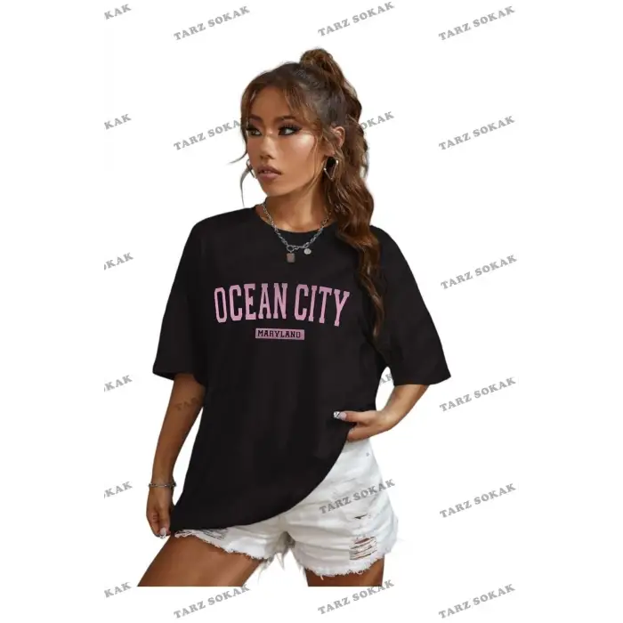 Baskılı Oversize Unisex