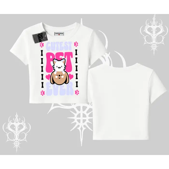 Best Pet Ever Baskılı Babby Tee Tshirt