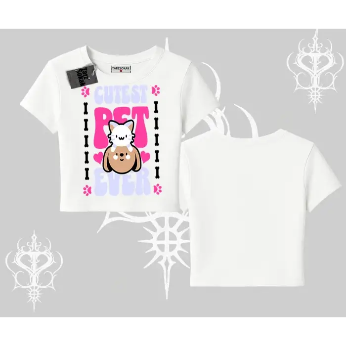 Best Pet Ever Baskılı Babby Tee Tshirt - Çocuk