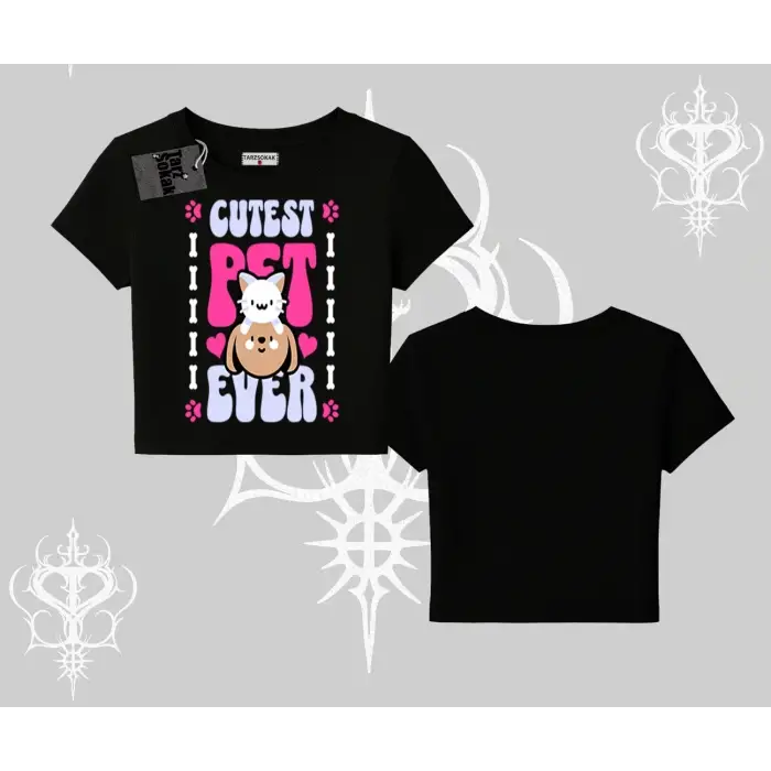 Best Pet Ever Baskılı Babby Tee Tshirt - Çocuk