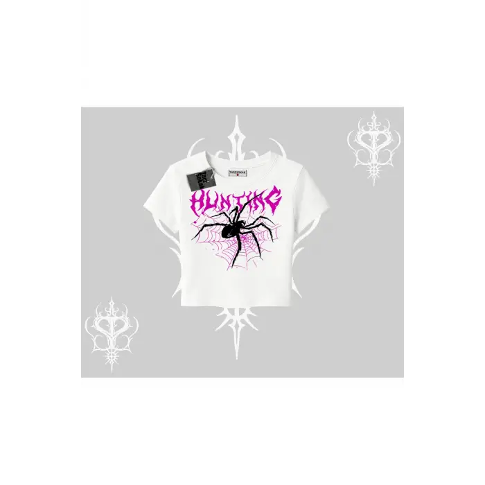 Beyaz Babby Tee Autumn Spider