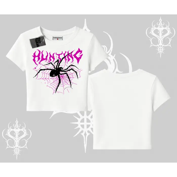 Beyaz Babby Tee Autumn Spider