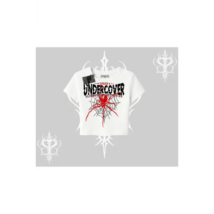 Beyaz Babby Tee Spider Undercover