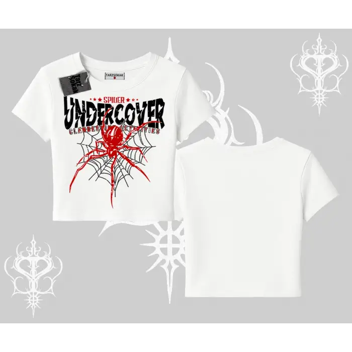 Beyaz Babby Tee Spider Undercover