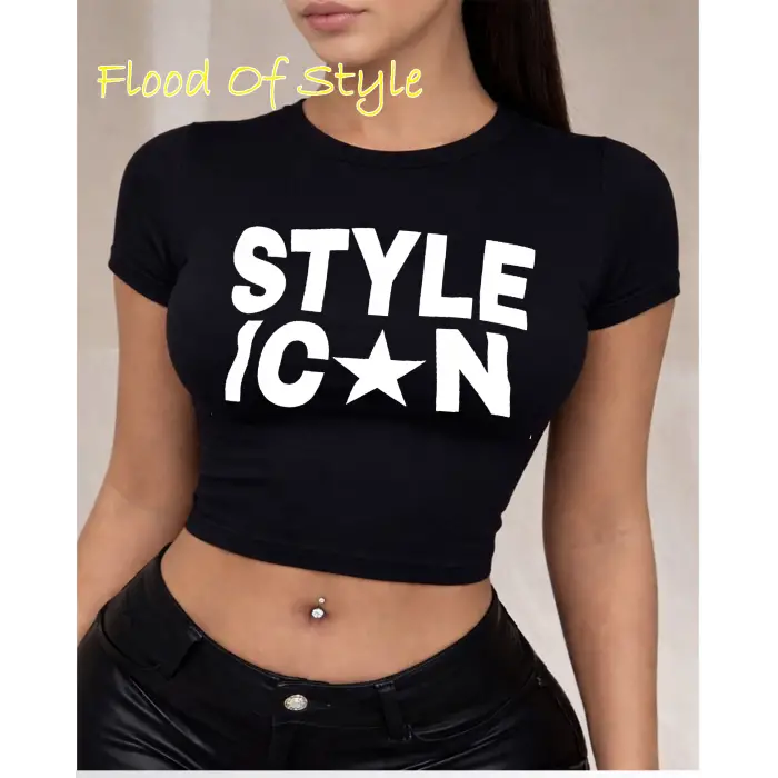 Beyaz Babby Tee style Özel tasarım