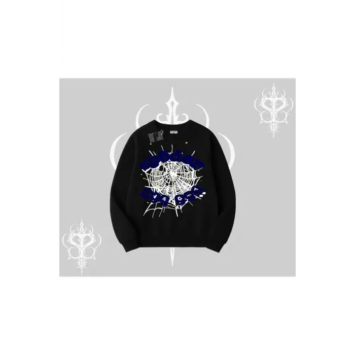Beyaz Biskilet Yaka Sweatshirt Sp55der