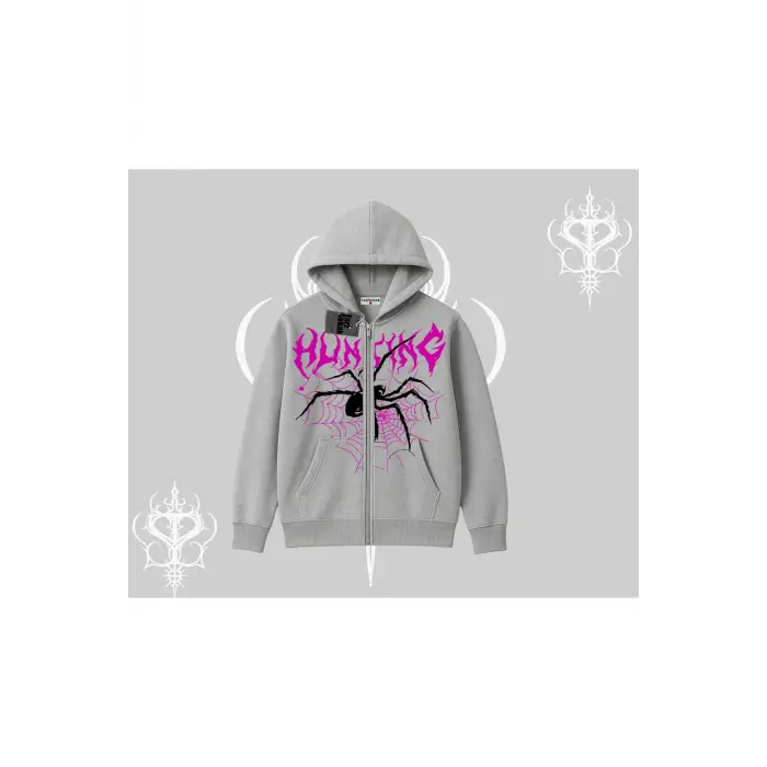 Beyaz Hırka Sweatshirt Autumn Spider