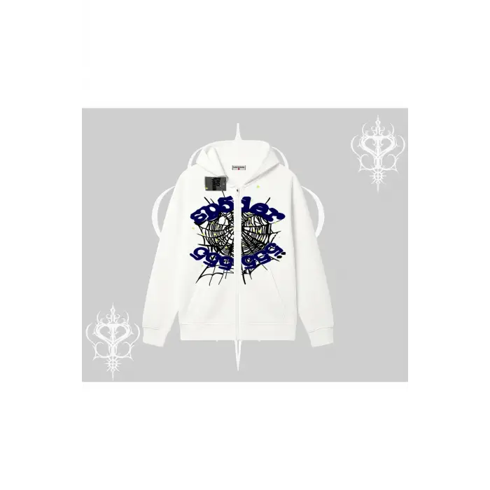 Beyaz Hırka Sweatshirt Sp55der