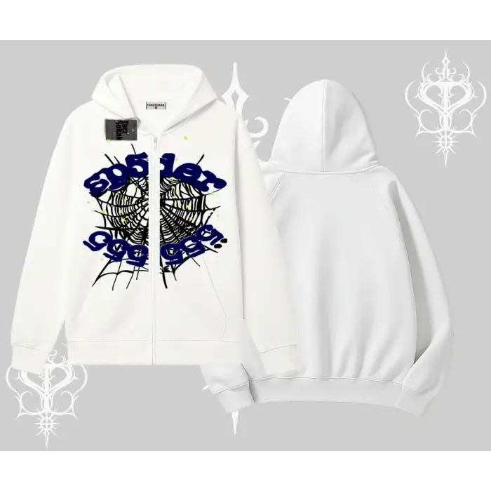 Beyaz Hırka Sweatshirt Sp55der