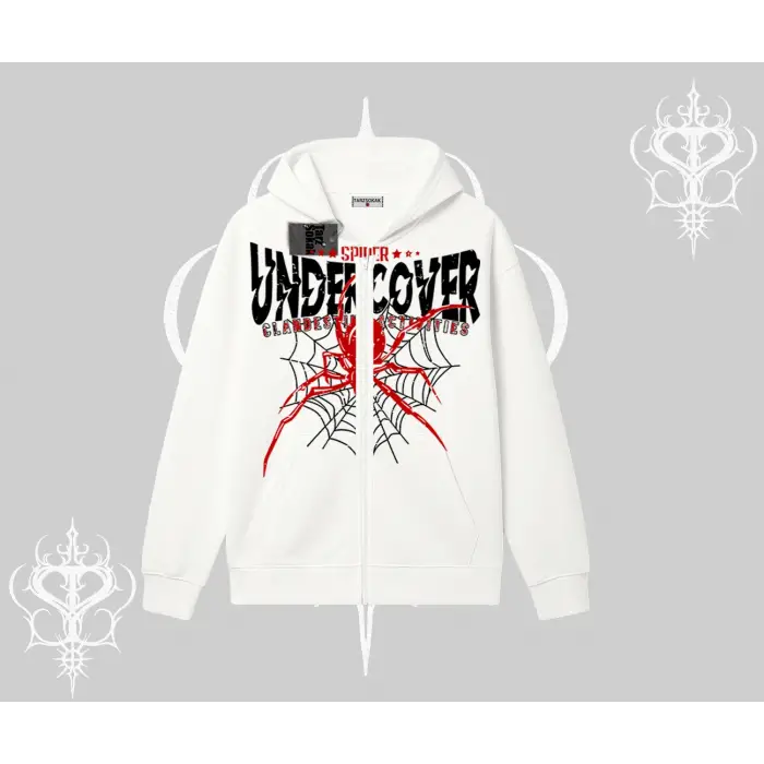 Beyaz Hırka Sweatshirt Spider Undercover