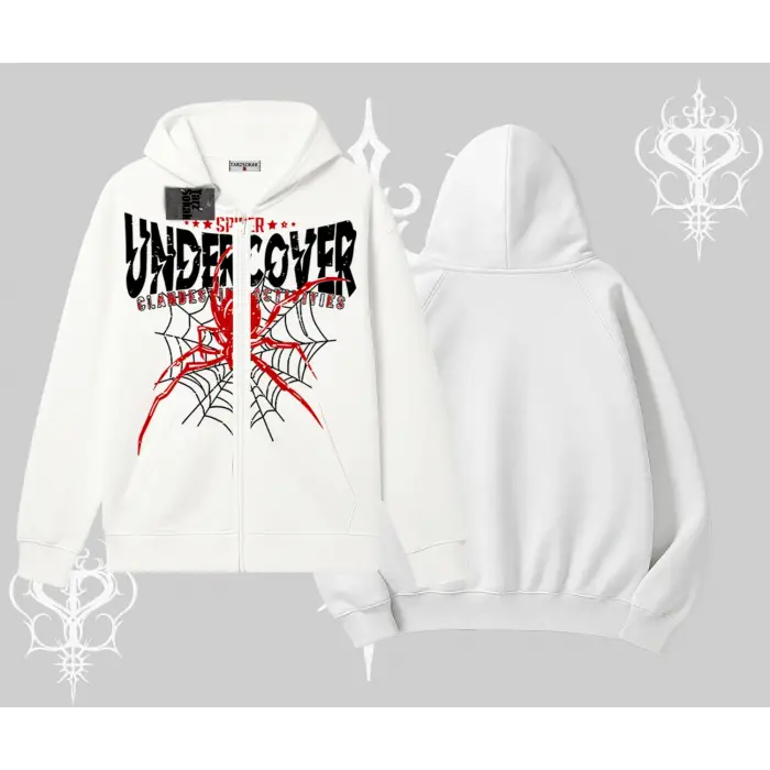 Beyaz Hırka Sweatshirt Spider Undercover