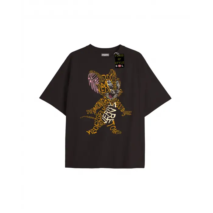 Beyaz Oversize T-shirt jerrr Özel tasarım
