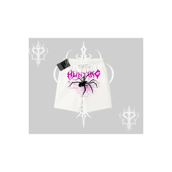 Beyaz Şort Autumn Spider