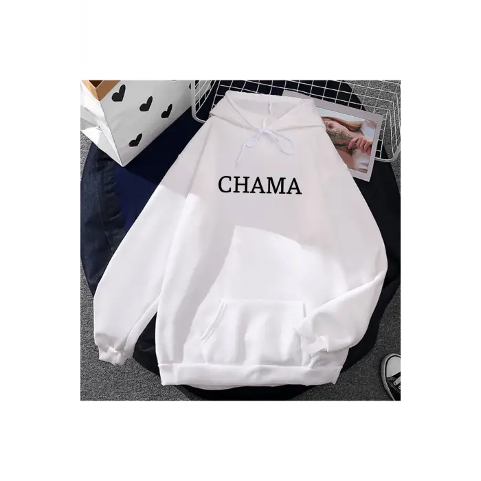 Beyaz Unisex Chama Alex Pereira için Kapüşonlular Rahatrafik Gi