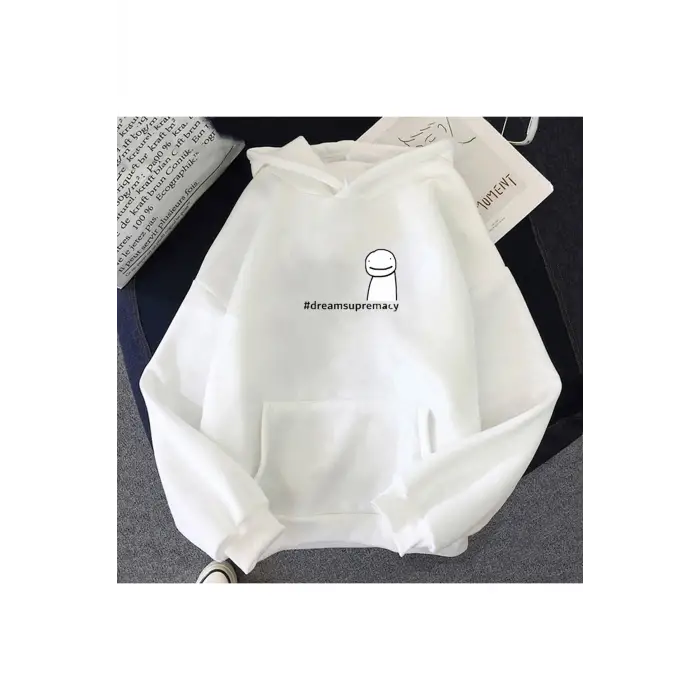 Beyaz Unisex Sevimli rüya merch lar rüya SMP es