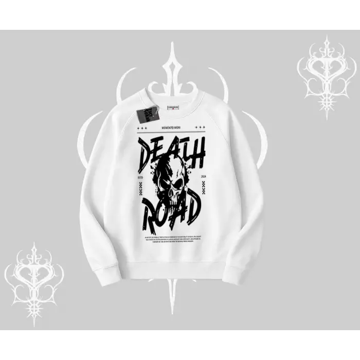 Biskilet Sweatshirt Death Road Memento Mori Street Manifest