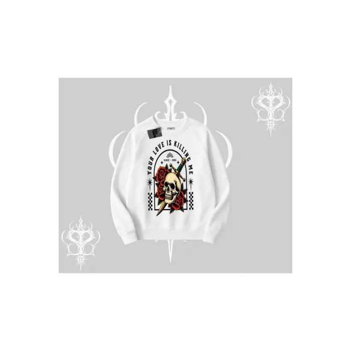 Biskilet Sweatshirt Your Love Is Killing Me Dead Romance