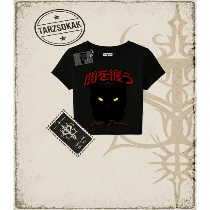 BLACK CAT Kadın Baby Tee