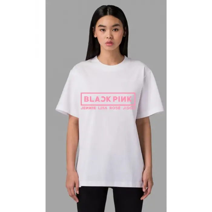 Black Pink Oversize Tişört