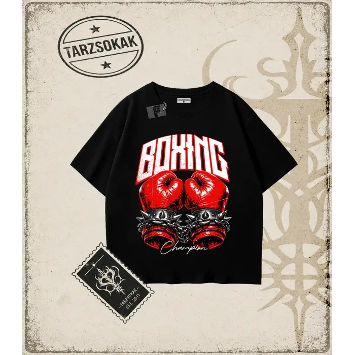 BOXING Oversize Unisex Tişört