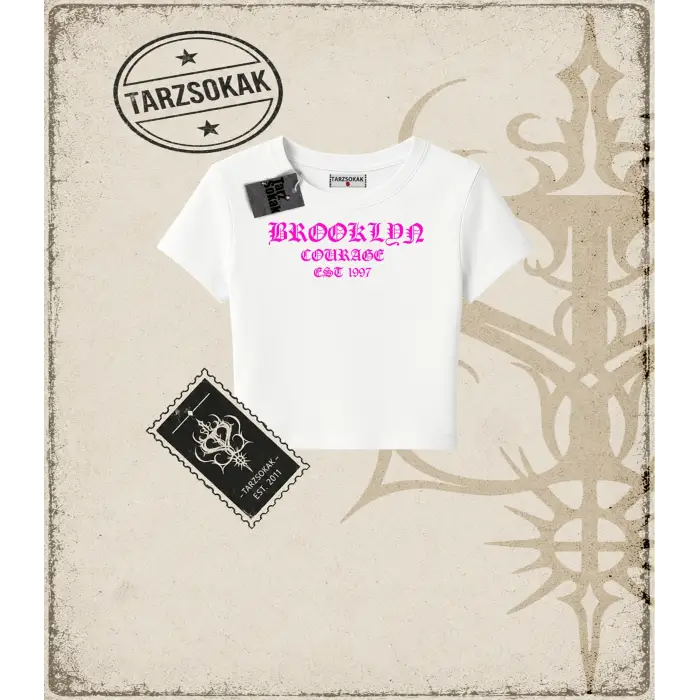 BROOKLYN MOR Kadın Baby Tee