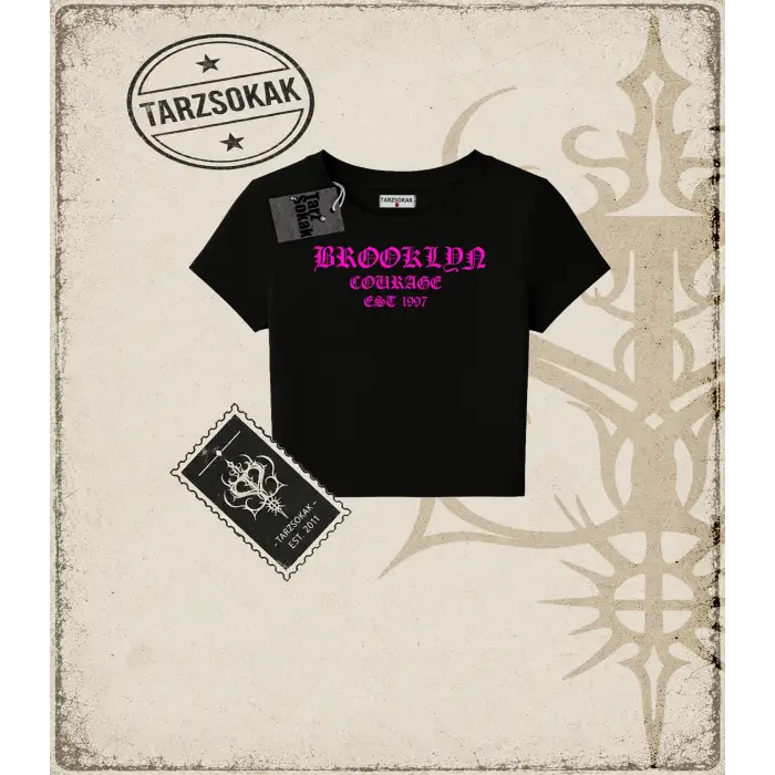 BROOKLYN MOR Kadın Baby Tee