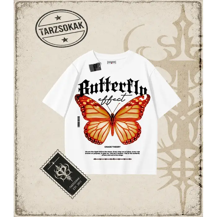 BUTTERFLY Oversize Unisex Tişört