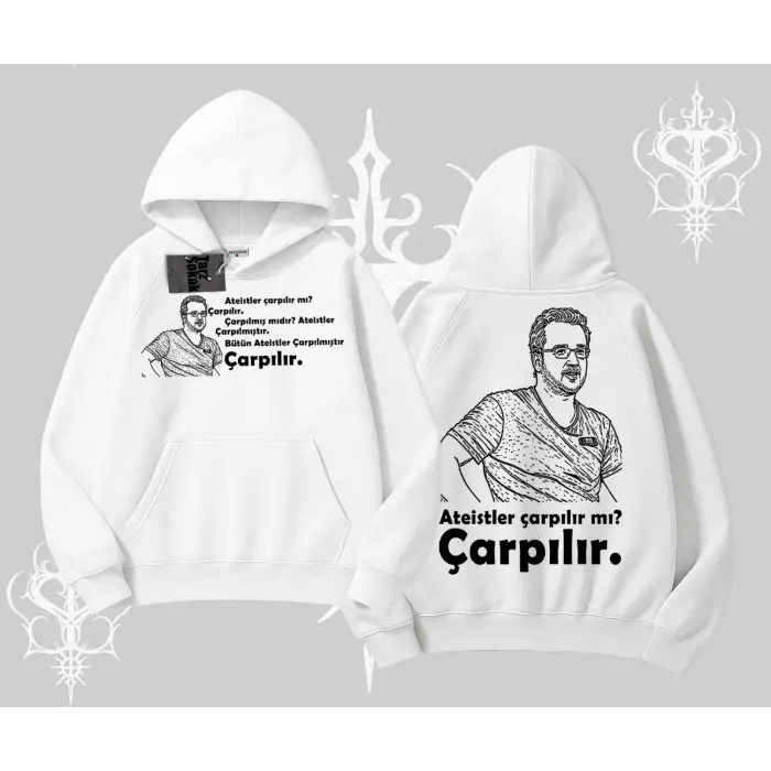 Çarpılır mı? Çarpılmıştır. Kapşonlu Sweatshirt