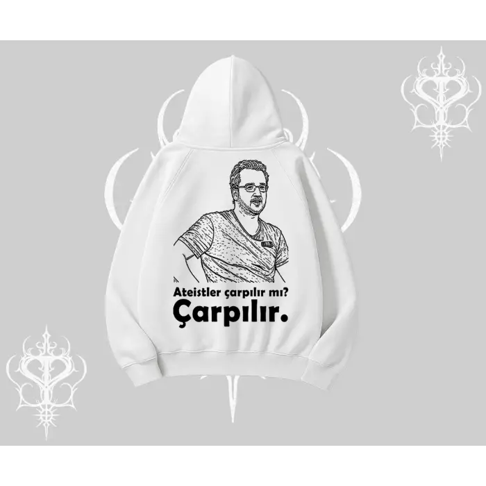 Çarpılır mı? Çarpılmıştır. Kapşonlu Sweatshirt