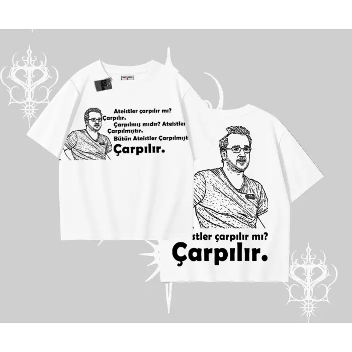 Çarpılır mı? Çarpılmıştır. Oversize Tshirt