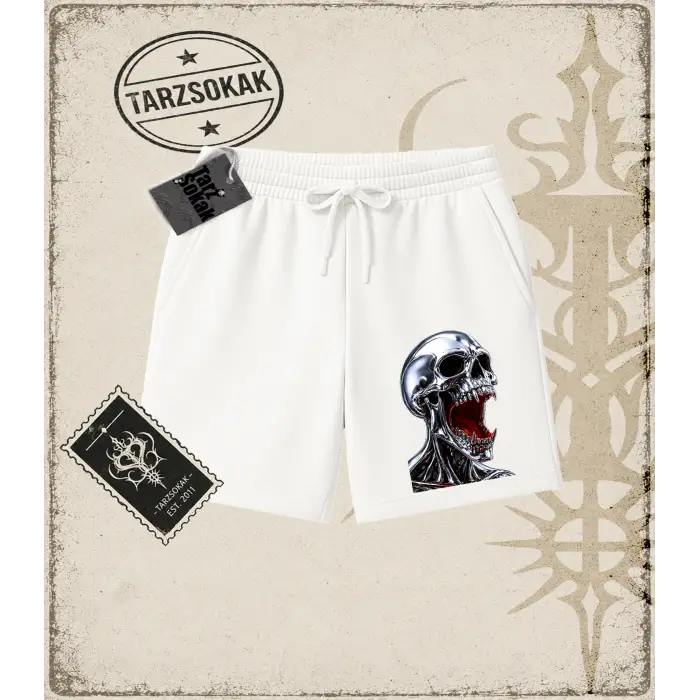 CHROME SKULL Unisex Şort