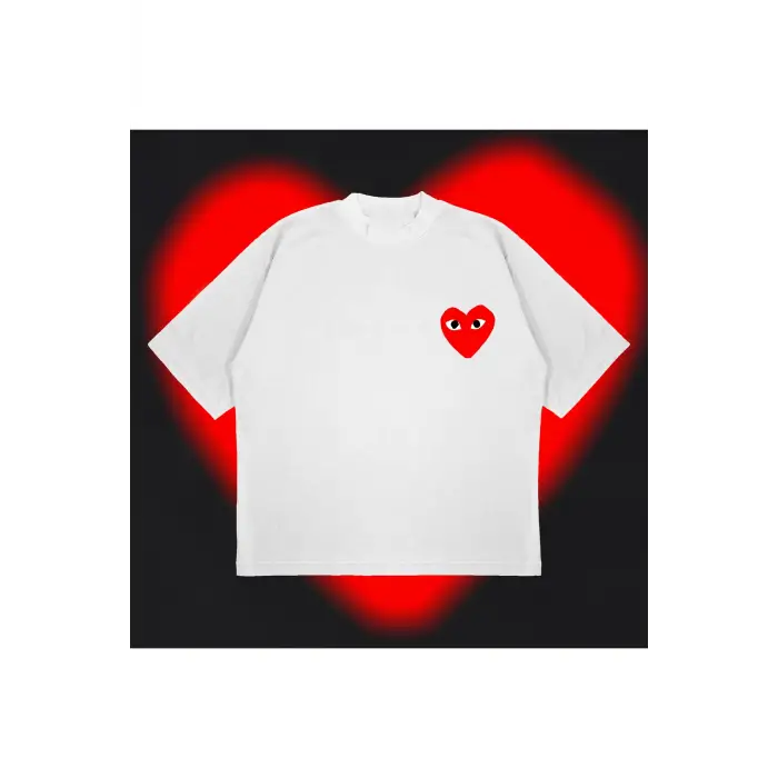 Comme Des Garçons Oversize Unisex Pamuklu Nefes Alan Kalın Kumaşlı