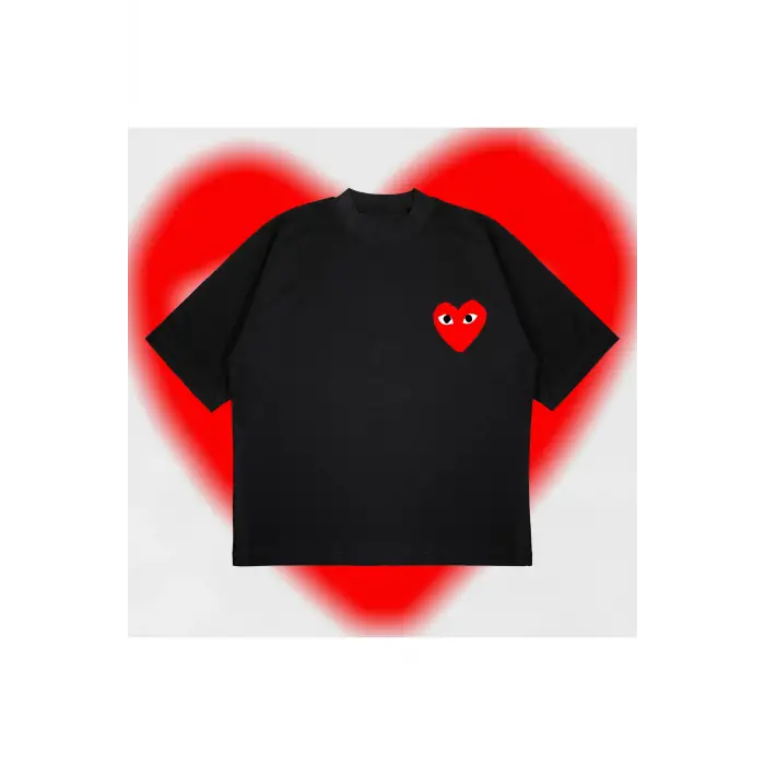 Comme Des Garçons Oversize Unisex Pamuklu Nefes Alan Kalın Kumaşlı