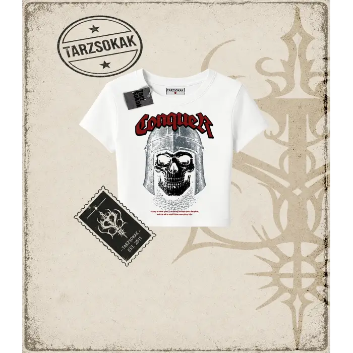 CONQUER Kadın Baby Tee