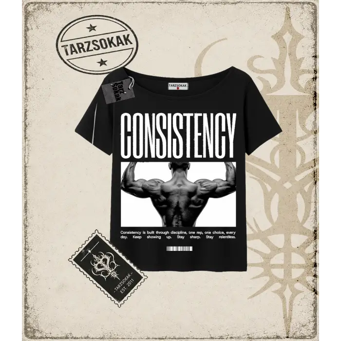 CONSISTENCY Kadın Kayık Yaka Tişört