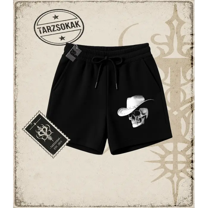 COWBOY SKULL Unisex Şort