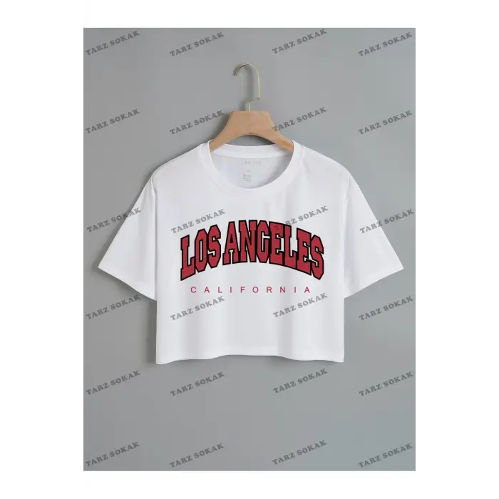 Crop CKOD-232913 Harf Grafikli Kırpma