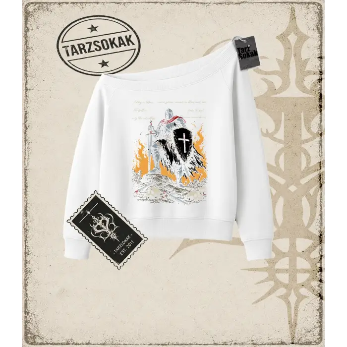 CRUSADER Kadın Kayık Yaka Sweatshirt