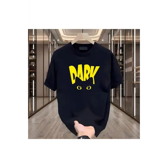 Dark Baskılı Siyah Erkek