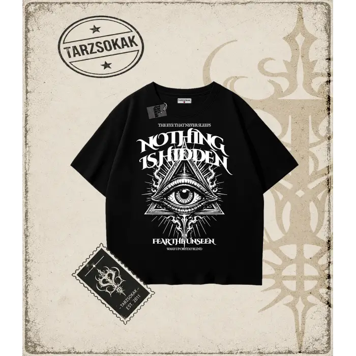 DARK OCCULT FRONT Oversize Unisex Tişört