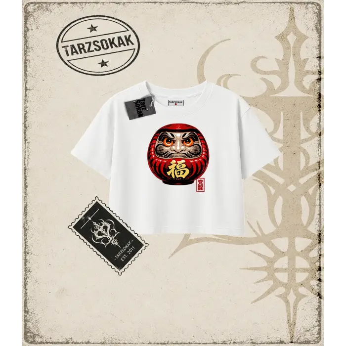 DARUMA Kadın Crop Tişört