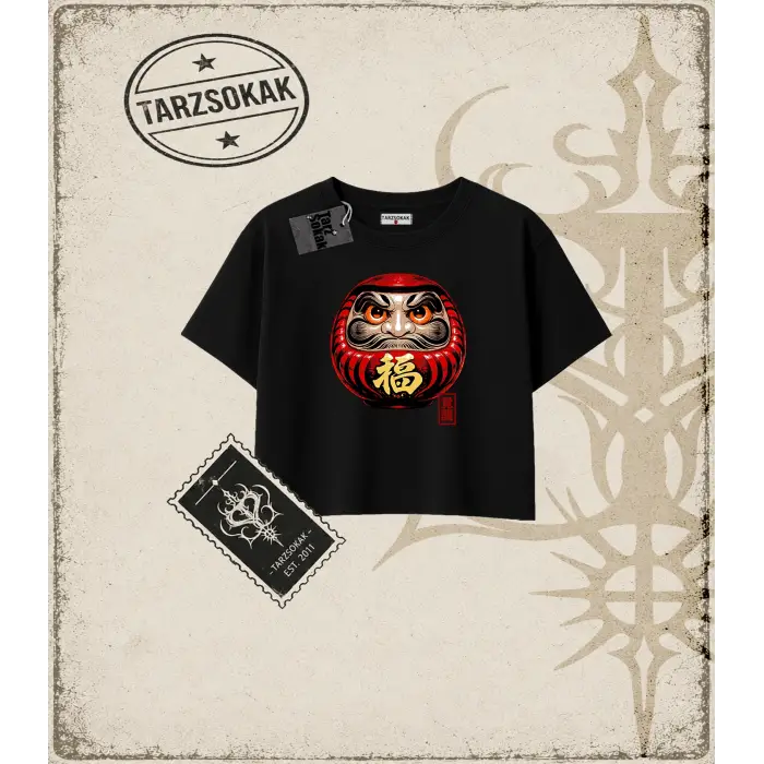 DARUMA Kadın Crop Tişört