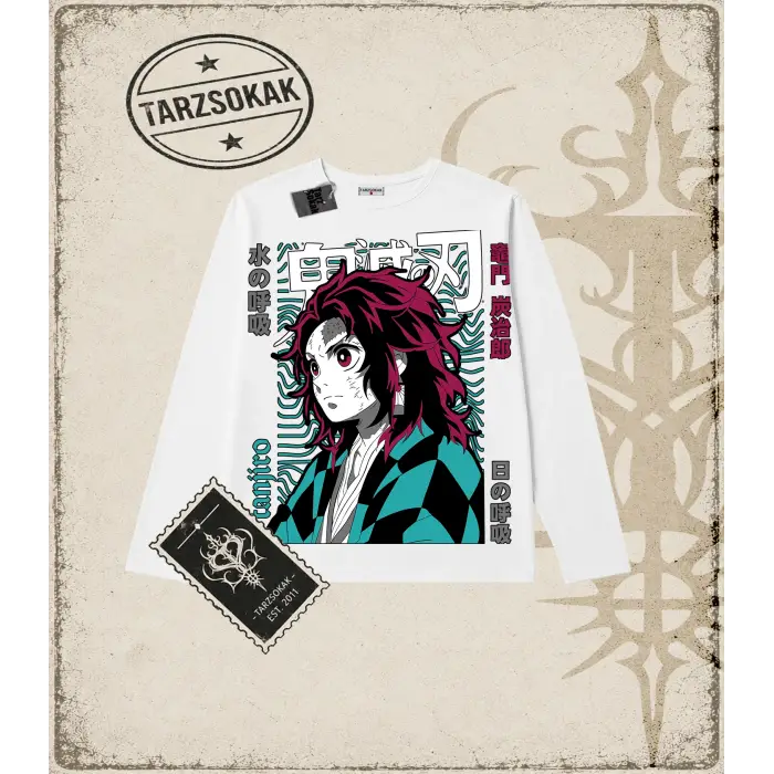 Demon Slayer Anime Baskılı Long Sleeve