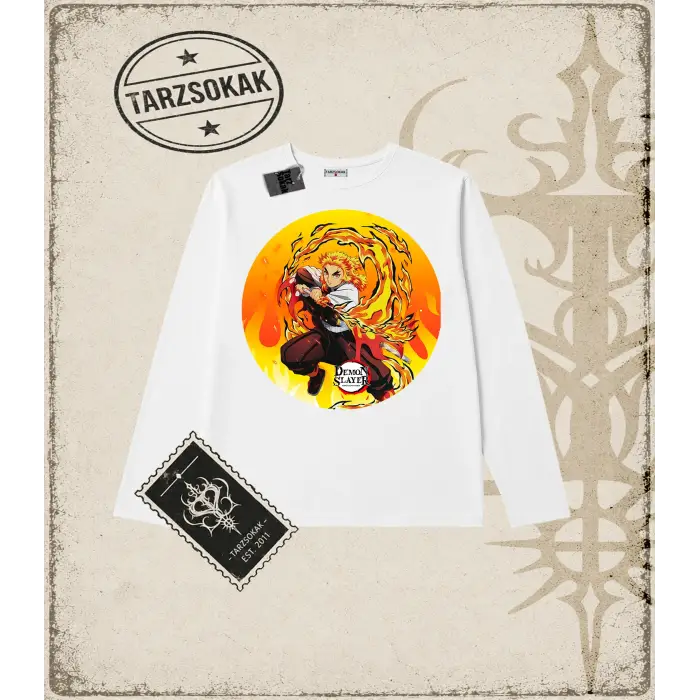 Demon Slayer Anime Baskılı Long Sleeve