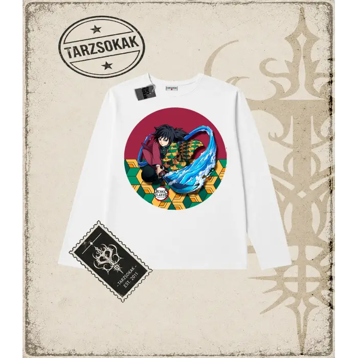 Demon Slayer Anime Baskılı Long Sleeve